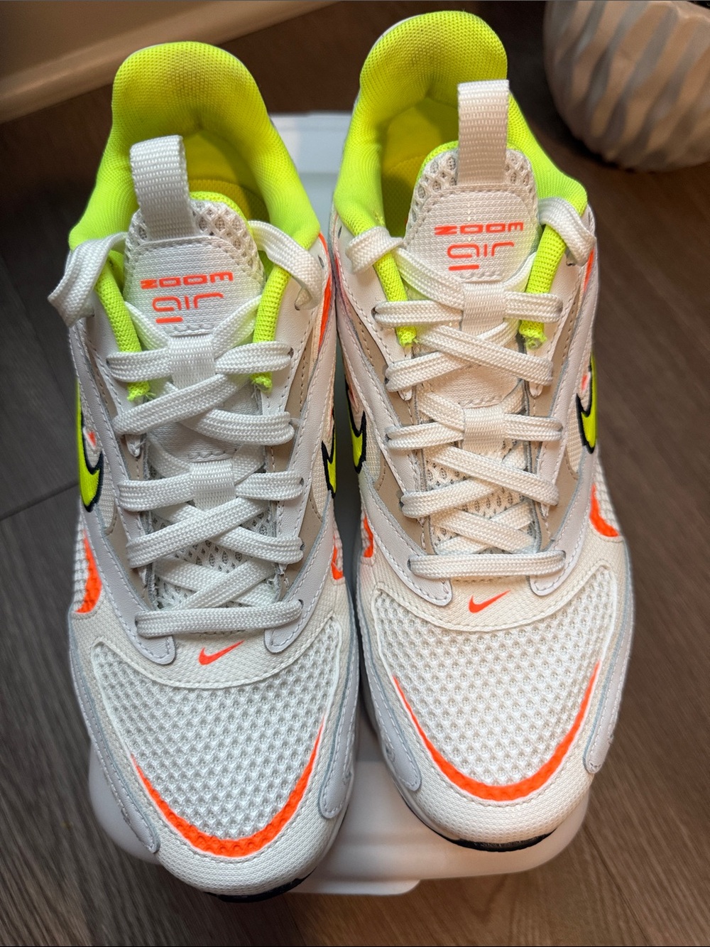 🧡 Nike Zoom Air Fire Running Sneakers Sz 8